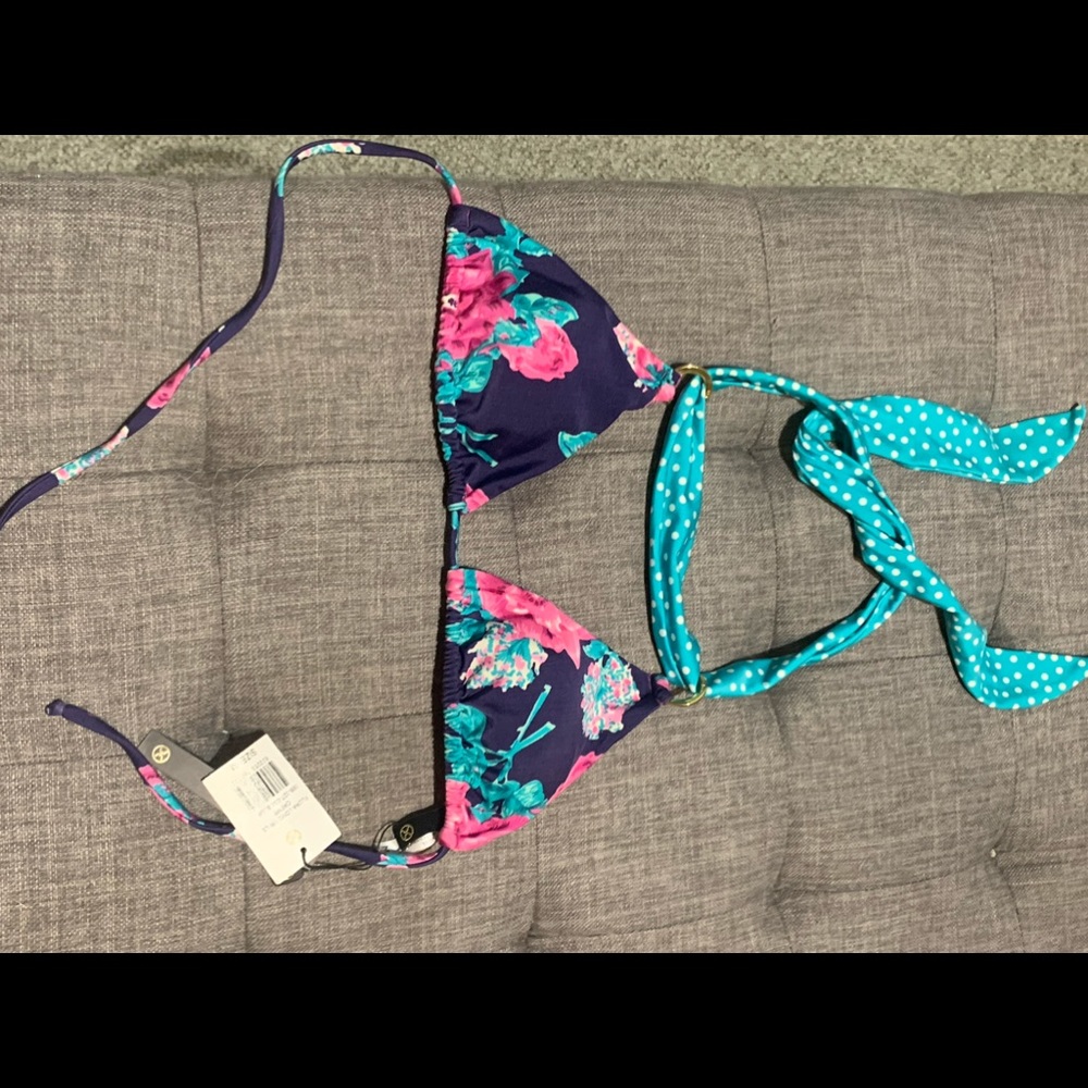 VIX floral Bikini Top